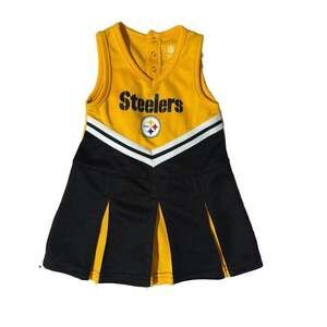 Pittsburgh Steelers NFL Toddler Girls Cheerleader Jumper & Bloomer Set